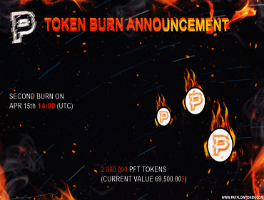 PFT 2nd token burn.